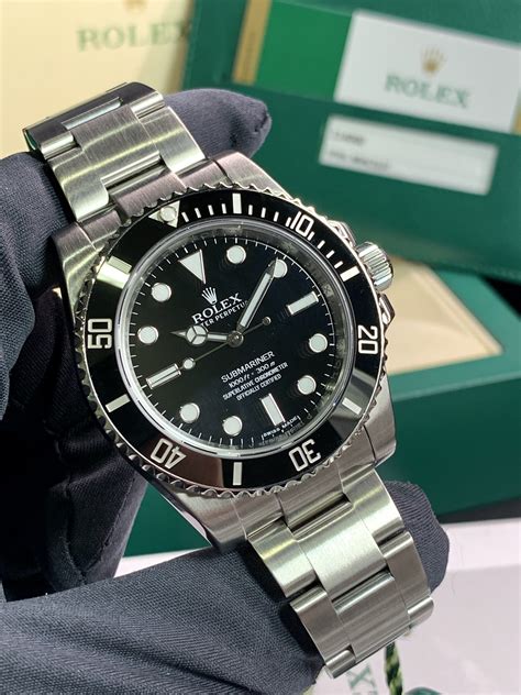 rolex 114060 on strap|rolex submariner 114060 price.